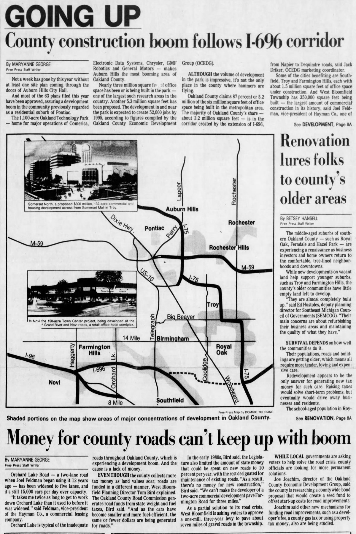 Novi Town Center - October 1986 Article (newer photo)